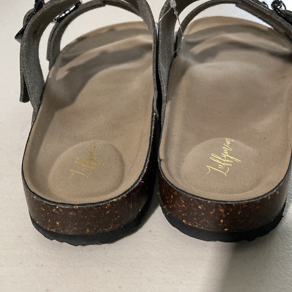 Luffymomo Womens Slide Sole Sandals, Cork footbed, Size 10 - Picture 6 of 9